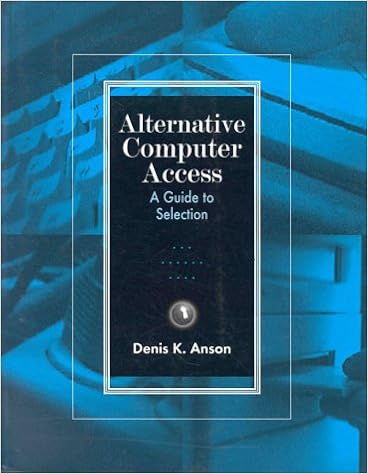 Alternative Computer Access A Guide To Selection 9780803601376 Medicine Health Science Books Amazon Com