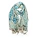 PASKMLNA Reversible Paisley Pashmina Shawl Wrap Elegant Colors (023-20Tq/beige)