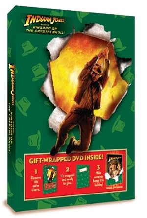 Christmas gift dvd wrapped Amazon.com: Indiana Jones and the Kingdom of the Crystal Skull - Wrapped and Ready for Christmas