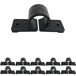 TenKe 200 Pack 2 Hole Pipe Clamp Strap for 1/2 inch