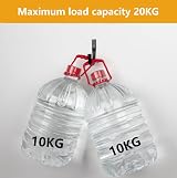 ALAHUGYEF 6Pcs Garage Ladder Hooks Heavy Duty Wall Hanger Brackets view 4