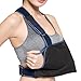 Velpeau Arm Sling with Waist Strap - Can Be Used During Sleep - Shoulder & Rotator Cuff Support - Adjustable Medical Sling for Subluxation, Dislocation, Sprains, Strains & Tears (Large)