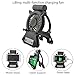 Usb fan Desk fan Portable fan with 2200mAh Power Bank and Flash light for Traveling Fishing Camping Hiking Backpacking Picnic Boating (Black)