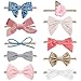 MiiYoung 10-Pack Baby Girl Headbands and Bows, Newborn Infant Toddler Hair Accessories