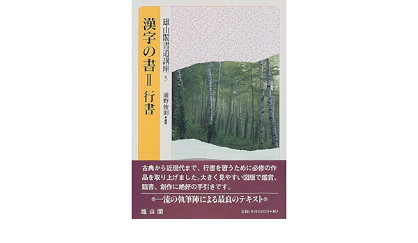 漢字の書 2 行書 雄山閣書道講座 Amazon Com Books