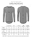 URBANCREWS Mens Hipster Hip Hop Basic Ripped Long Sleeve T-shirt BLACKRED, XL
