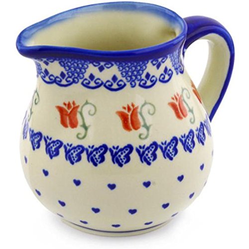 Click Here to See More Images Ceramika Bona H4973F Polish Pottery Ceramic Pitcher Hand Painted, 46-Ounce
