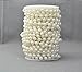 KLAREN 10 mm Large Ivory Pearls Faux Crystal Beads by The Roll for Flowers Wedding Party Decoration