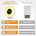 AwesomeWare Wake up Light Digital Alarm Clock Sunrise Simulation - 6 Nature Sounds FM Radio, 7 Colors Switch, Sunset Fading Night Light Bedside Kids, Digital Clock Heavy Sleeper