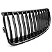 uxcell 2pcs Glossy Black Front Bumper Kidney Grill Grille for 2005-2008 BMW E90 E91 4 Doors Sedan 323i 328i 328xi 335i 335xi 330i 330xi 320i 325xi