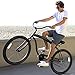 sixthreezero Men's in The Barrel 7-Speed Beach Cruiser Bicycle, Matte Black w/Black Seat/Grips, 26