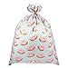 Juvale 6 Pack Large Jumbo Plastic Gift Bags for Donut Grow Up Birthday Party Supplies (36 x 48 In)