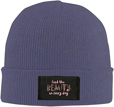 GHWERTG Find The Beauty In Everyday Beanie Hat Fashion Unisex Best Knit Cap Warm