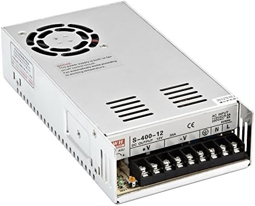 400W 48V Switch Power supply, DC power S-400-48 8.3A CNC Router Single Output Foaming Mill Cut Laser Engraver Plasma