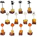 JOYIN 144 Pieces Spider Ring Cupcake Toppers and Halloween Appetizer Picks for Halloween Party Supplies Halloween Party Cupcake Decorations Halloween Food