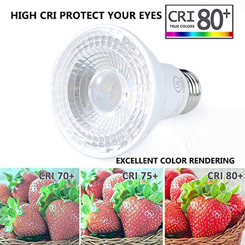 Par38 LED Bulbs, Tanbridge Dimmable Indoor and Outdoor, LED Flood Light Bulb, 18W (180W Equivalent), E26 Base, 5000K Daylight, 60° Beam Degrees, Par38, Energy Star (6 Pack)