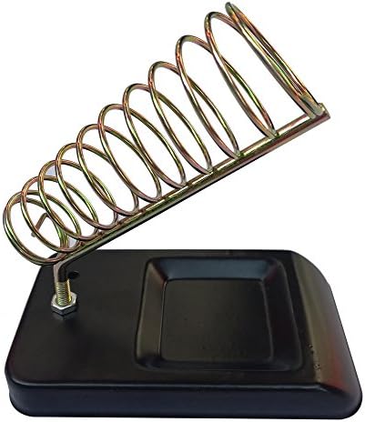 Metal Iron Useful Solid Metal Base Soldering Iron Stand Holder Support Station Frame Portable for Electrical Working