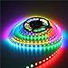 Aclorol WS2812B Individually Addressable RGB LED Strip 16.4ft 300 Pixels 5V Programmable WS2812B WS2812 5M 60 Pixels/M Strip Lighting Non-waterproof Work With Arduino, Raspberry Pi