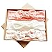DANMY Baby Girl's Rabbit Ears Headband Cotton Cloth Elastic Hair Band Bow Soft Turban (Gift boxes1)