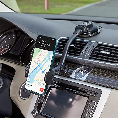 APPS2Car Cell Phone Holder for Car Phone Mount for Car Long Arm