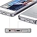 ULAK iPhone SE Case Clear, iPhone 5s case, iPhone 5 case, Clear Slim Fit 5/5S/SE Case with Transparent Flexible Soft TPU Bumper Shock-Absorption Cover -Retail Packaging - Grey