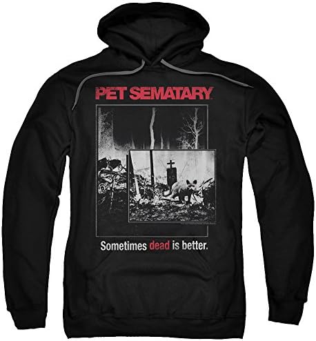 Pet Sematary Horror Novel Movie Stephen King Cat Poster Adult Pull-Over Hoodie