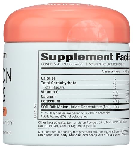 Dr. Kellyann Lemon Sips Citrus Drink Mix (21 Servings) - Strawberry Lemonade Flavor, Sugar-Free Detox, Hydrates Skin, 1 Pack