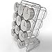 Royal Spice Rack with 12 2.7-Ounce Glass Jars and Stainless Steel Rotating Lids