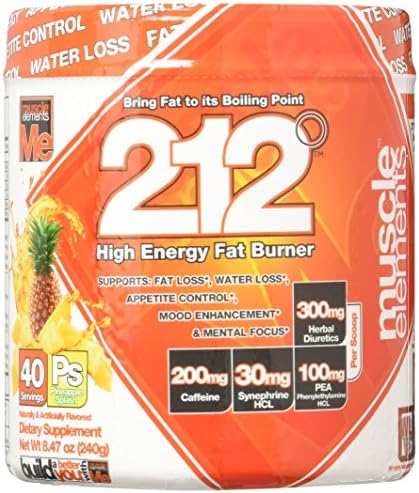 Muscle Elements 212 Powder, Pineapple Splash, 0.6600 Pound