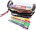 Rough Enough TSA Approved Toiletry Bag Small Clear Makeup Organizer Transparent Cosmetic Pouch Receipt Holder Travel Accessories Handbag with Zipper Pull for Girl Women Outdoor Office Beach Trip Gym