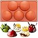 FUNSHOWCASE Extra Large 5 Cavities Semi-sphere Dome Mousse Cake Silicone Mold