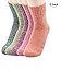 Century Star Cashmere Wool Full Cushion Womens Crew Dress Socks, One Size, 5 Pack Solid Color1