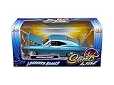 Jada 98935 1967 Chevrolet Impala Blue Lowrider Series Street Low 1/24 Diecast Model Car