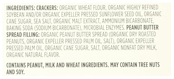 365 BY WHOLE FOODS MARKET, ORGANIC MINI PEANUT BUTTER SANDWICH CRACKERS 8 COUNT, 1 OUNCE
