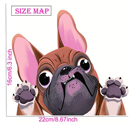 image for Fochutech Car Decals Funny, Dog Decal/Cute Car Stickers, Waterproof Vi