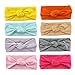 Baby Girl Cute Turban Headbands Head Wrap Knotted Hair Band for Newborn, Toddler and Childrens