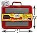 Matty's Toy Stop Brik-Kase Travel, Building, Storage & Organizer Container Case with Building Plate Lid (Holds Approx 2000pcs) - Compatible with All Major Brands (Blue, Red & Gray)