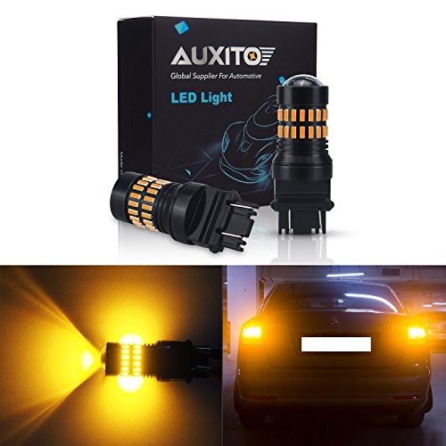 Auxito amber yellow 3157 led bulbs extremely bright 48-smd 4014 l…