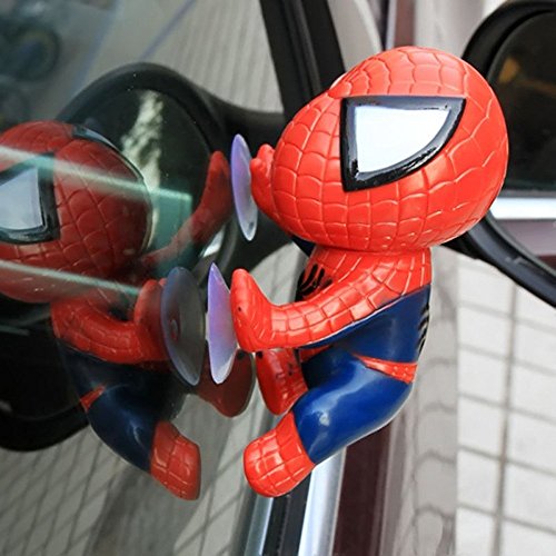 ElementDigital Cute Super Hero Spider-man Doll Toy with Suction Cups Car Accessories Auto part (1 PCS)