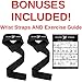 Battle Rope Anchor Strap Kit | Heavy Duty Reinforced Nylon | Easy and Fast Setup | Stops Rope Damage | Stainless Steel Carabiner | Includes Exercise Guide |