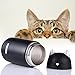 ONEISALL SB60239 Small Cute Cat Thermos Kids Water Bottle Stainless Steel Travel Coffee Mug Portable Vacuum Flask for Kids,Girls,Boys,Women,Cat Lovers,11oz (Black)