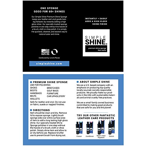 Premium Quality Neutral Shoe Shine Sponge Shining Luxury Leather Patent Waterproof