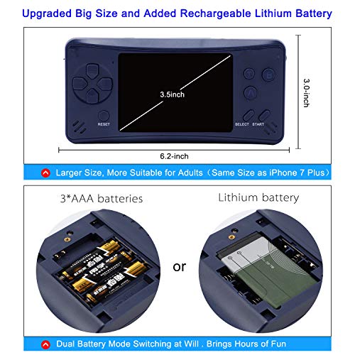 HigoKids Retro Classic Handheld Game Console Built in 218 Games AV Out