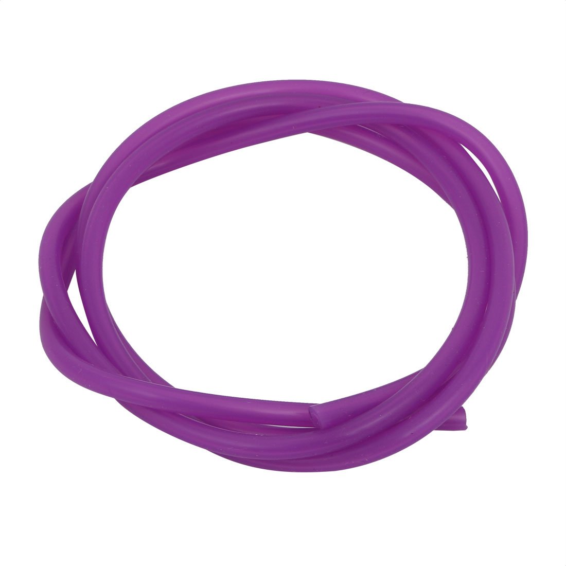 sourcingmap 2mm x 4mm Dia High Temp Resistant Silicone Tube Hose Rubber Pipe Purple 1M Long