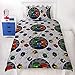 LEGO Ninjago Single Duvet Cover | Officially Licensed Reversible Two Sided Still Castle Action Design with Matching Pillowcase