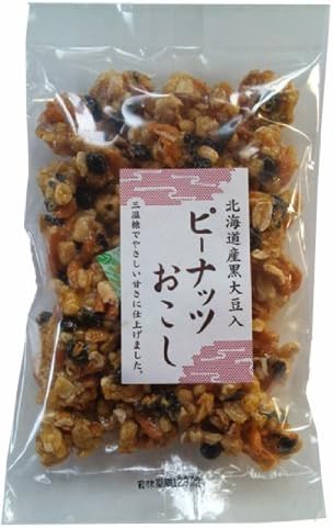 Amazon アヤベ 北海道産黒大豆入ピーナッツおこし 210g アヤベ製菓 甘納豆 豆菓子 通販