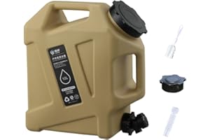 HiGropcore Water Container with Spigot - 2.6Gallon/3.2Gallon Water Jug Portable Camping Water Tank BPA Free - Emergency Water Storage for Camp Outdoor Hiking