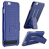 iPhone 6s Plus Case, i-Blason [Transformer] iPhone 6 Plus /6s Plus Case Slim Hard Shell Holster with Kickstand (Blue)