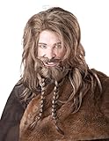 California Costumes Women's Viking Wig Beard and Moustache, Dirty Blonde, One Size