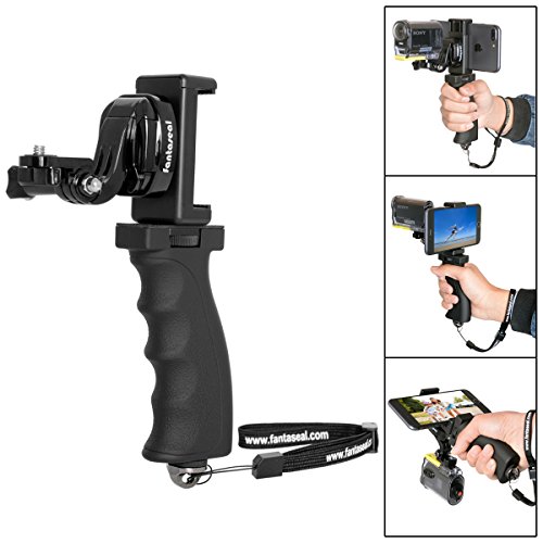 Fantaseal ergonomic action camera grip camcorder handle…